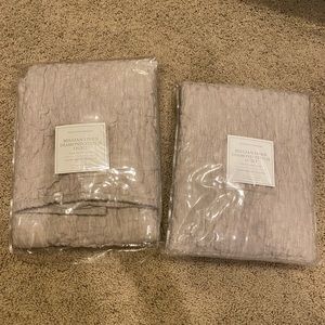 Restoration Hardware king pillow shams.